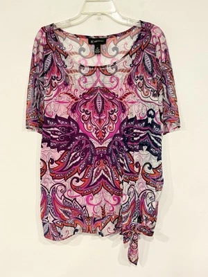 Blusa para mujer INC International Concepts talla grande 3X camisola forrada de encaje Foto 1 de 4