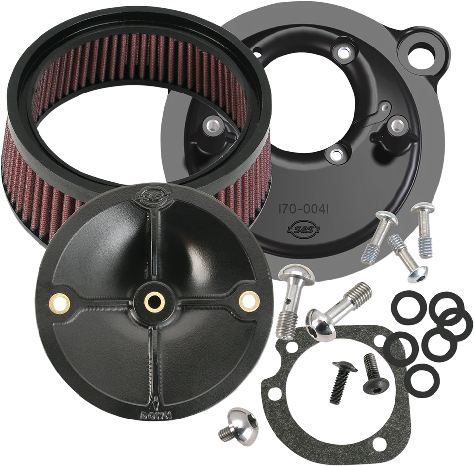 Kit de filtro de aire S&S, Stock CV, Stealth, Harley-Davidson Sportster XL 1991-2006 Foto 1 de 1