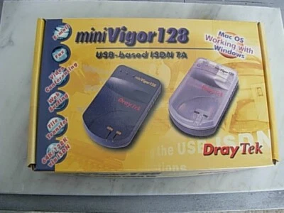 Modem ISDN DRAY TEK Mini VIGOR 128 - (Windows XP / Mac-OS) - Immagine 1 di 2