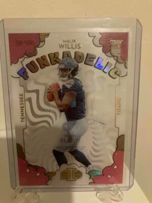 2022 Illusions Malik Willis Funkadelic PINK #F-18 20/399 Tennessee Titans - Image 1 of 3