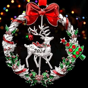 Christmas Ornament 2024 for Christmas Tree Hanging Decorations, Christmas Wre... - Picture 1 of 7