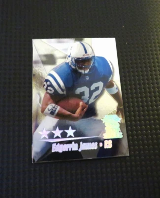Edgerrin James Topps Stars 3 star Football Card - Image 1 of 2