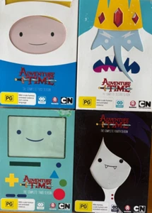 ADVENTURE TIME season 1 2 3 4 DVD. region 4 Australian releases. - Picture 1 of 1