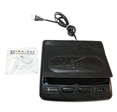 Rebobinadora VHS de 2 vías Kinyo UV-820 rebobinado avance rápido reversa Foto 1 de 4