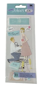 Proposal~Marry Me?~Wedding~I Do Touch of Jolee's Dimensional Scrapbook Stickers - Picture 1 of 2