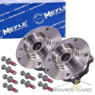 2x MEYLE FRONT WHEEL HUB WITH WHEEL BEARING FOR BMW 5 SERIES E39 - Image 1 of 4