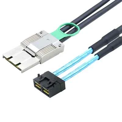 PCIE MINI SAS HD SFF-8088 8X 68P I/O male To 8X SFF-8643 36P male Adapter cable - Image 1 of 4