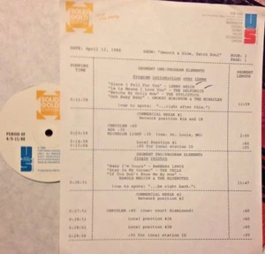 4/12/88 SOLID GOLD SCRAPBOOK FEATURES 14 SMOOTH & SLOW SATIN SOUL HITS - Picture 1 of 2