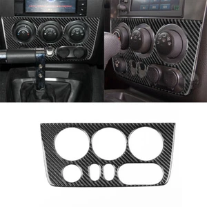 Cubierta de panel de interruptor de CD de control central de fibra de carbono suave para Hummer H3 2006-2010 - Imagen 1 de 19