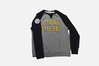 Comida Chatarra Para Hombres NFL Pittsburgh Steelers Fútbol Gris Sudadera Nueva M, XL, 2XL Foto 1 de 4