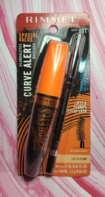 Rimmel Scandaleyes Special Value, Curve Alert Mascara & Gel Pencil Liner, Black - Image 1 of 4