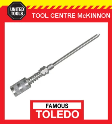 FAMOUS TOLEDO 305246 100mm QUICK CONNECT GREASE GUN NEEDLE NOSE DISPENSER - Image 1 of 2