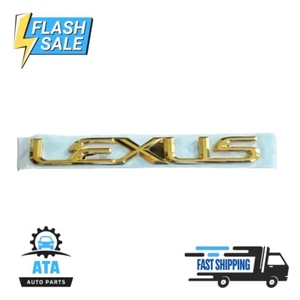 Lexus SC300 SC400 (1992-1997) Gold Emblem Rear Trunk Word (Brand NEW) - Picture 1 of 3