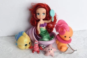 Mini Disney Animador Sirenita ARIEL 5" Conjunto Muñeca Articulada con Accesorios (B) - Imagen 1 de 3