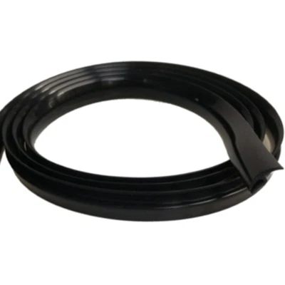 Black Car Rubber Seal Under Front Windshield Panel Sealed Trim Moulding Strips - Image 1 of 4