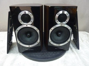 WHARFEDALE DIAMOND 10.1 Shelf 2-way Speakers Black Working Confirmed - Picture 1 of 19