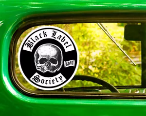 2 SCHWARZ ETIKETT SOCIETY ABZIEHBILD Aufkleber Bogo für Auto Stoßstange Laptop Fenster 4x4 - Bild 1 von 1