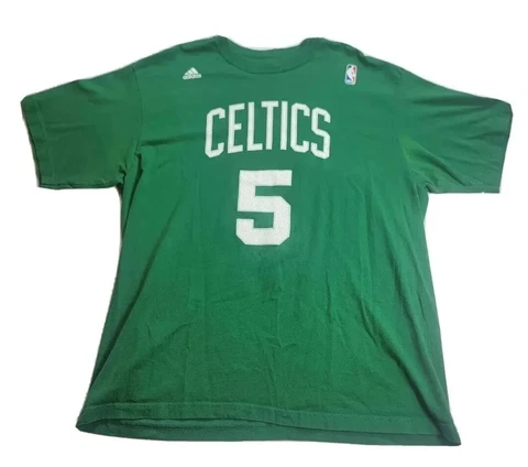 Adidas Men's Sz XL Celtics Kevin Garnett Jersey Green T-shirt NBA Champion RARE Cover