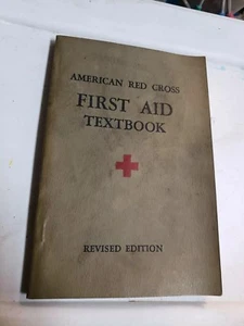 Vintage 1945 American Red Cross First Aid Textbook with Rare Supplement #1 - Picture 1 of 5