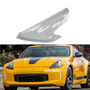 Left Headlight Lens Housing Cover + Seal Glue For Nissan 370Z Coupe 2009-2020 - Picture 1 of 10