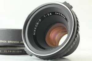 NIKON Nikkor P 75mm f2.8 Lens + Hood For Bronica S S2 EC From Japan #2208 - Picture 1 of 9