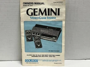 Gemini Video Game System - Manual Only - NO SYSTEM - Picture 1 of 2