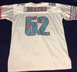 Robert Brazile HOF 2018 Dr Doom Signed Houston Oilers M&N Jersey - Picture 1 of 4