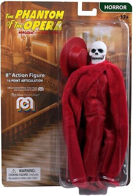 Mego Phantom of the Opera Figure Masque of the Red Death 8 Inch NEW & SEALED - Image 1 of 4