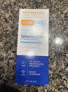 AcneFree Terminator 10 Severe Acne Spot Treatment - Max Strength - Set of 5 - Picture 1 of 1