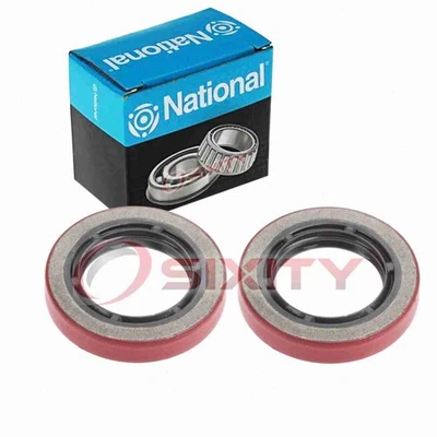 2 pc National Rear Wheel Seals for 1969-1972 Dodge P200 Driveline Axles rh - Image 1 of 4