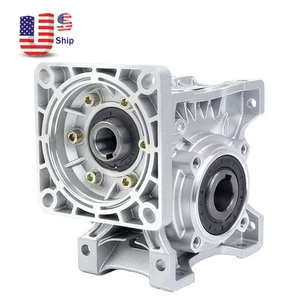 Ratio 5/10/20/50:1 NMRVS050 Worm Gearbox Speed Reducer for Nema 42 Stepper Motor - Picture 1 of 12