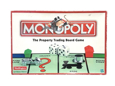 -Monopoly  Property Trading Board Game 2002 edition  Vintage/ Retro Complete - Image 1 of 4
