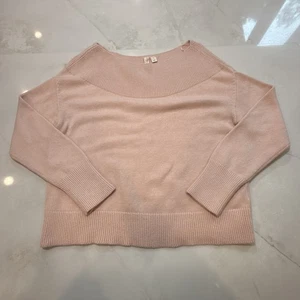 MOTH by Anthropologie Pullover rosa U-Boot-Ausschnitt XS weicher Strick Langarm Pulli - Bild 1 von 10