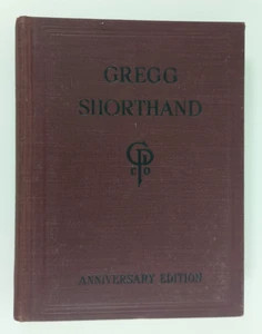 Vintage 1929 GREGG SHORTHAND BOOK Anniversary Edition Antique Book - Bild 1 von 9