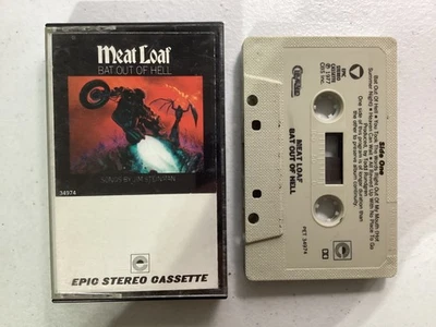 Meatloaf Bat Out of Hell Cassette PET 34974 Epic Heaven Can Wait 1974 - Image 1 of 3