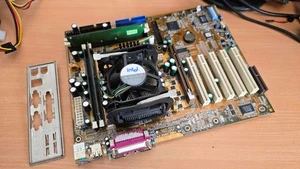 ASUS P4T-E RAMBUS Socket 478 mainboard + Intel Pentium 4 CPU + 512MB RDRAM - Bild 1 von 22
