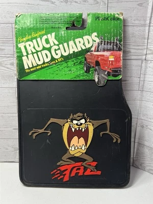 Nuevo guardabarros vintage 1992 Tasmanian Devil TAZ CAMIÓN GUARDABARROS aletas 10X14 plásticolor Foto 1 de 2