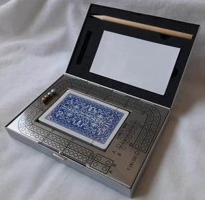 Small Travelling Cribbage Set with Magnetic Pegs. - Picture 1 of 8