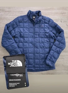 The North Face ThermoBall Eco 2.0 Mens Sz S Insulated Quilted Jacket Blue - Picture 1 of 17
