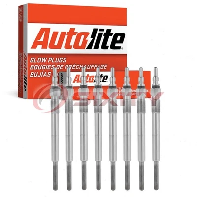 Bujías incandescentes Autolite diésel 8 piezas para Ford E-350 Club Wagon 2003 encendido dp Foto 1 de 4