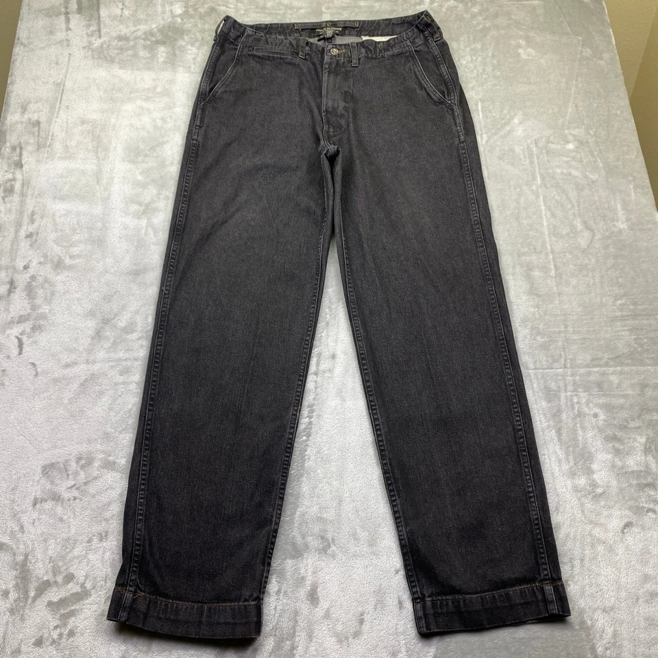 Polo Jeans Ralph Lauren Men Denim Jeans Sz 33 Grunge AWO-RL 68337 Military - Image 1 of 4