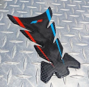 RR Logo REAL Carbon Fibre Tank Pad / Protector Decal - BMW S1000RR - Picture 1 of 5
