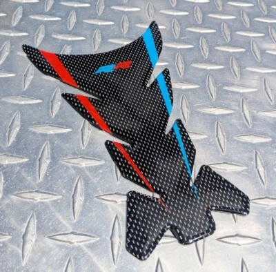 RR Logo REAL Carbon Fibre Tank Pad / Protector Decal - BMW S1000RR - Image 1 of 4