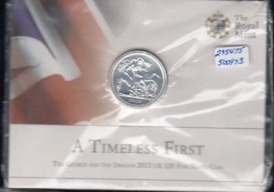 2018 Royal Mint - A Timeless First - Twenty Pound Fine Silver Coin   A7 - Image 1 of 2