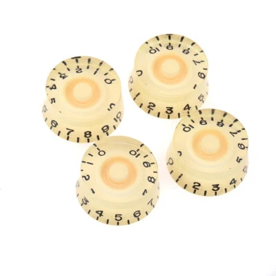 Musiclily Pro 4Pcs Cream Imperial Inch Control Speed Knob For US Les Paul Guitar
