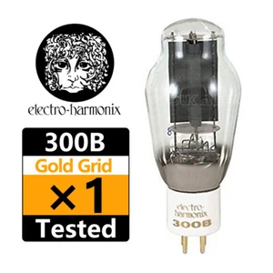 1PC Brand New Electro-Harmonix 300B Gold Grid & Pins Vacuum Tube Tested - Picture 1 of 1