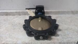 Milwaukee Valve ML-333E 10 10 In Pipe Size 200 Max PSI Lug Style Butterfly Valve