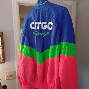 Vintage Citgo Racing Jacket Size XL NASCAR AWSOME COLORS EXCELENT CONDITON - Picture 1 of 14