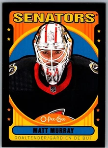 21-22 O-PEE-CHEE RETRO NEGRO - MURRAY MATE /100 #316 OTTAWA SENATORS - Imagen 1 de 2