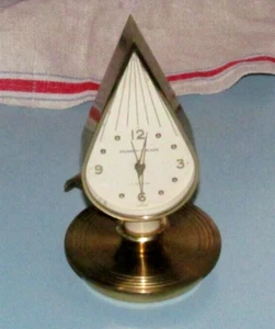 Vintage Phinney Walker Mid Century Modern Mechanical Tear Drop Style Alarm Clock - Picture 1 of 4